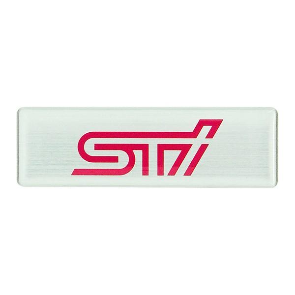 STSG15100240【STI-スバル】STIエンブレム（ヘアライン）subaru オーナメント【...