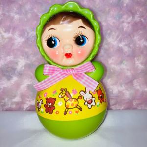 丸形おきあがりこぼし 日本製 起き上がりこぼし 昭和レトロ 可愛い