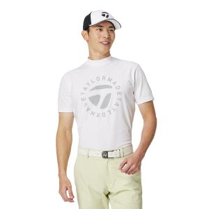 TAYLOR MADE テーラーメイド モックネック半袖Tシャツ ネイビー系 2XO