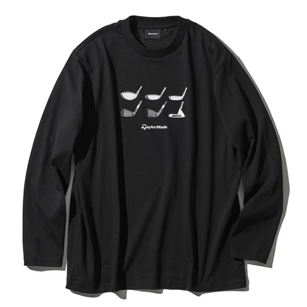 テーラーメイド ゴルフ EQUIPMENT GRAPHIC L/S TEE / ブラック / UN9...