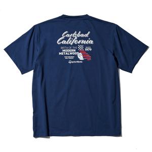 テーラーメイド ゴルフ CARLSBAD BACK PRINT S/S TEE / ネイビー / TO228 / M54476