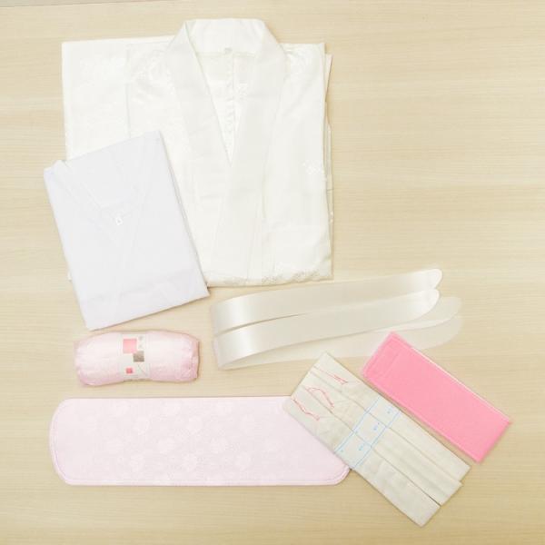 [10点セット] 着付け 小物 デビューセット 衿芯 マジックベルト 腰紐 ベルト付帯板 帯枕 長襦...