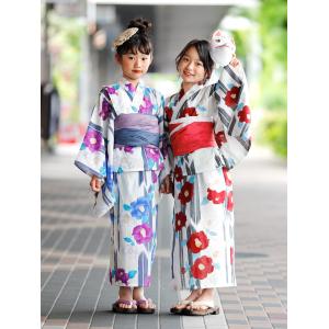 子ども 浴衣 セパレート へこ帯 2点セット ...の詳細画像1