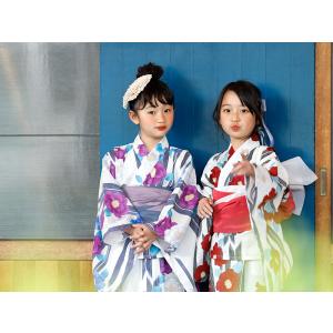子ども 浴衣 セパレート へこ帯 2点セット ...の詳細画像2