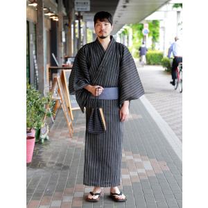 メンズ 浴衣 セット 定番 しじら織り 久留米...の詳細画像2