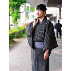メンズ 浴衣 セット 定番 しじら織り 久留米...の詳細画像3