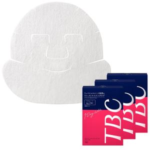 【3箱セット】TBC エステティックフェイシャルマスク 1枚入×5袋×3箱 フェイスマスク シートマスク 乳液マスク 美容液マスク 保湿  パック