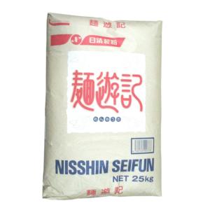 日清製粉 小麦粉 麺遊記 25kg (中華麺用粉) 業務用 同梱不可｜飛騨高山蔵屋敷 ヤフー店