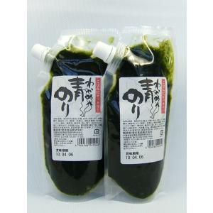 堂本 わかめ入り青のり 2個セット 送料無料 青のり佃煮 堂本食品 海苔佃煮 青のり 若布 ご飯のお供 トッピング 海藻 チューブタイプ 250g×2
