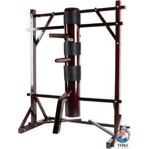 木人 壁詠春拳杭装置 木製のスプリングアームを備えた武道訓練用ダミー THKJ 屋内ホームカンフートレーナーツール 太極拳 使いやすい おすすめ 人気 便利