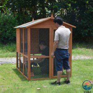階建てのウサギ用ケージ 防水屋根付き屋内および...の詳細画像4