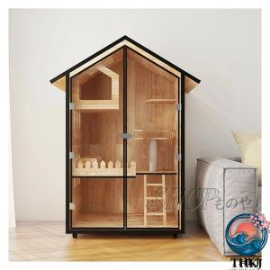 キャットハウス キャットキャビネット 猫ケージ 猫 別荘 猫砂 猫ハウス 猫宅 猫宅 宅配室 猫ハウス 特大スペース 猫家具