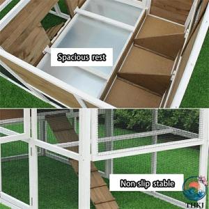 大型ウサギ小屋 防水屋根と引き出しトレイ付き屋...の詳細画像4