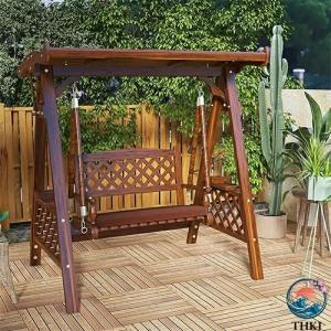 ブランコ ガーデンベンチ 木製ブランコ 大型ブランコ THKJ 炭化工程 厳選された 丈夫な木材 美しい木目 使いやすい おすすめ 人気 注目アイテム 便利グッズ