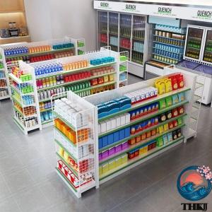 大型スーパーマーケットの陳列棚 頑丈な収納棚 ...の詳細画像1