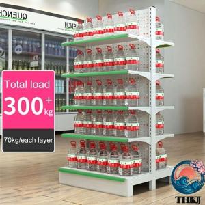 大型スーパーマーケットの陳列棚 頑丈な収納棚 ...の詳細画像4
