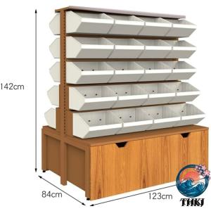 大きなスーパーマーケットの棚 5 段スーパーマ...の詳細画像2