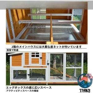 鶏用ケージ木製 鳥かご飼育ケージ 鳩の檻 83...の詳細画像3