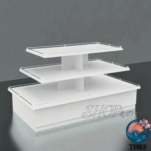 陳列棚 スーパーの棚 スーパーマーケットの棚 大容量 強力な耐荷重 ガードレール 店舗什器