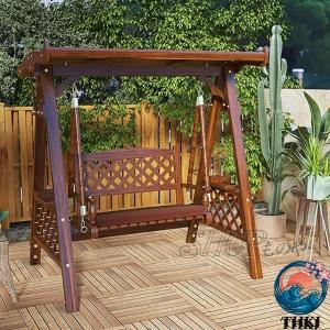 ブランコ ガーデンベンチ 木製ブランコ 大型ブランコ THKJ 炭化工程 厳選された 丈夫な木材 美しい木目 使いやすい おすすめ 人気 注目アイテム 便利グッズ