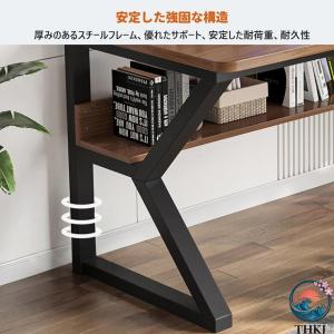 ゲーミングデスク 木製 PCデスク パソコンデ...の詳細画像4