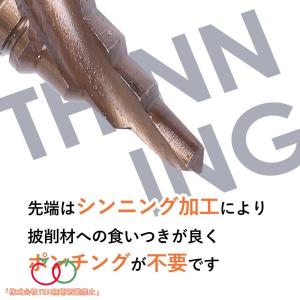 ステップドリル ステンレス用 ドリルビット 4...の詳細画像4