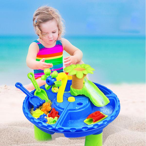 子供 砂遊び お砂場セット 水遊び おもちゃ ビーチ アウトドア 22点セット　おままごと ごっこ遊...