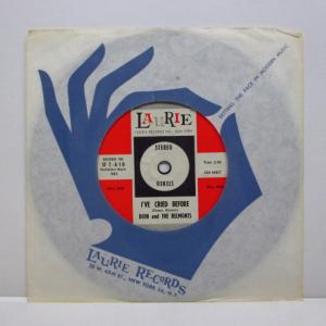 DION & THE BELMONTS-I've Cried Before (Jukebox Stereo)｜tbr002