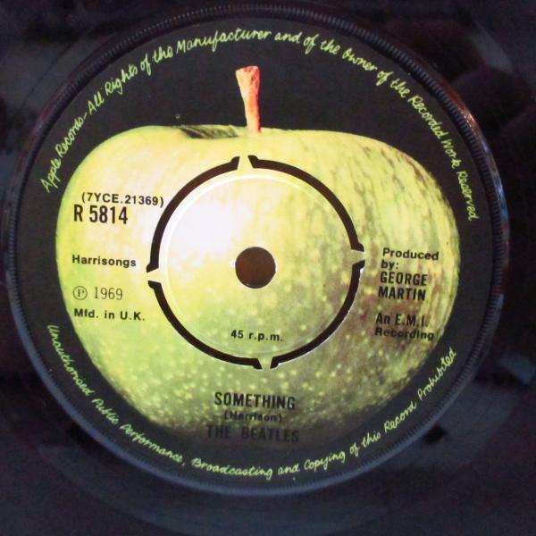 BEATLES(ビートルズ)-Something (UK '69 オリジナル「ライト（薄）アップル紙...