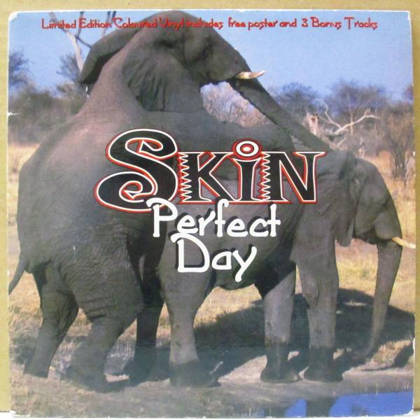 SKIN-Perfect Day +3 (UK Limited Red Vinyl 7"+Poste...
