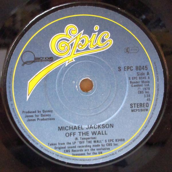 MICHAEL JACKSON-Off The Wall (UK オリジナル 7&quot;+カンパニー・スリ...