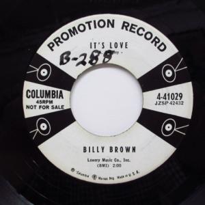 BILLY BROWN-Did We Have...の詳細画像1