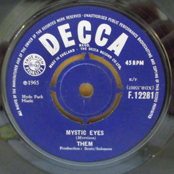 THEM(ゼム)-Mystic Eyes (UK '65 オリジナル 7インチ+カンパニースリーブ)...