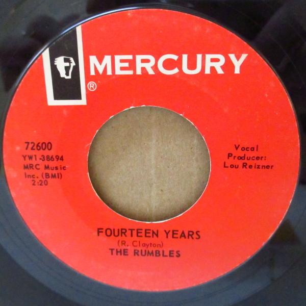 RUMBLES, THE(ザ・ランブルズ)-Fourteen Years (US '66 オリジナル...