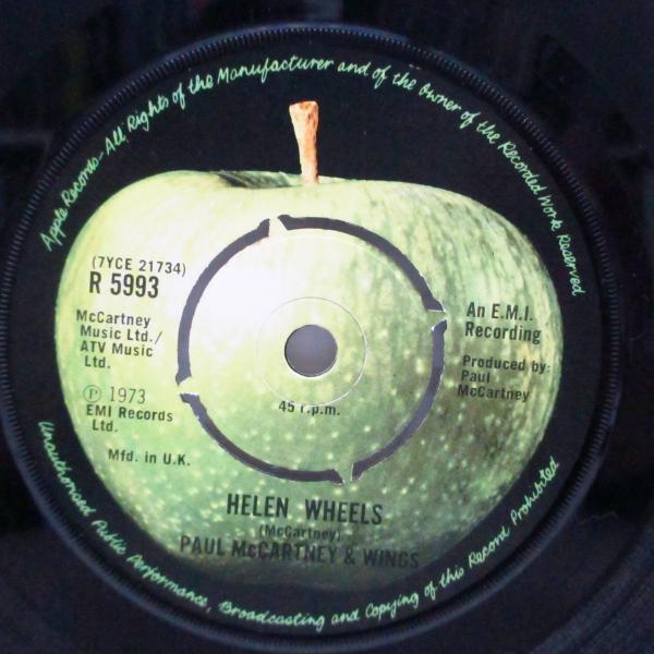 PAUL McCARTNEY &amp; WINGS-Helen Wheels (UK オリジナル 7"/カ...