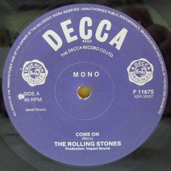 ROLLING STONES(ローリング・ストーンズ)-Come On (UK '82 再発「青紙ラ...