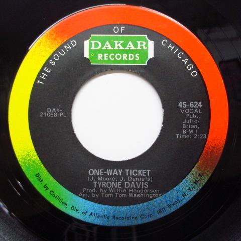 TYRONE DAVIS-One-Way Ticket (Orig)