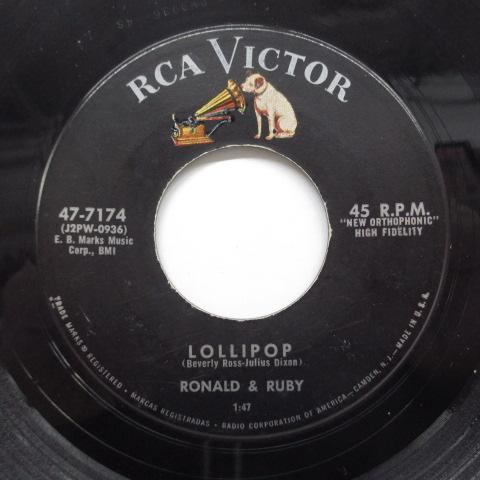 RONALD &amp; RUBY-Lollipop (US Orig)