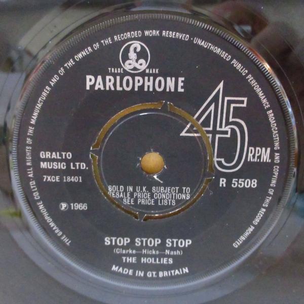 HOLLIES(ホリーズ)-Stop Stop Stop (UK '66 オリジナル「ラウンドセンタ...