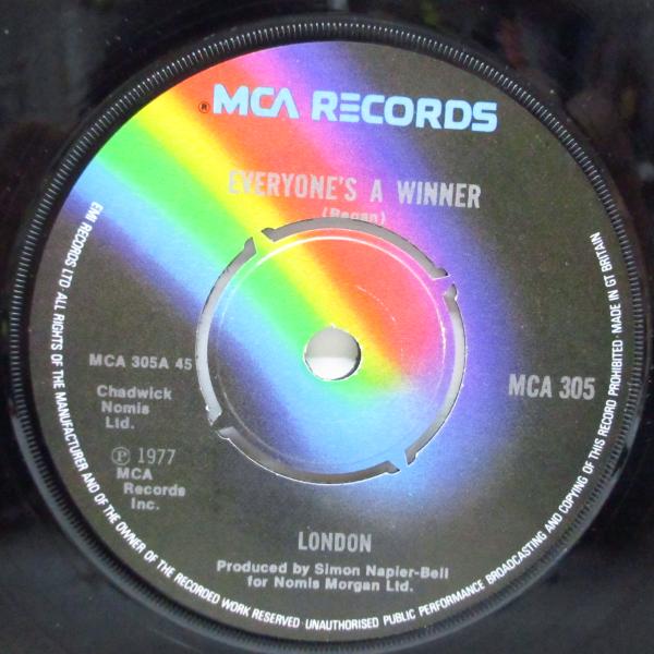 LONDON(ロンドン)-Everyone's A Winner (UK オリジナル 7")