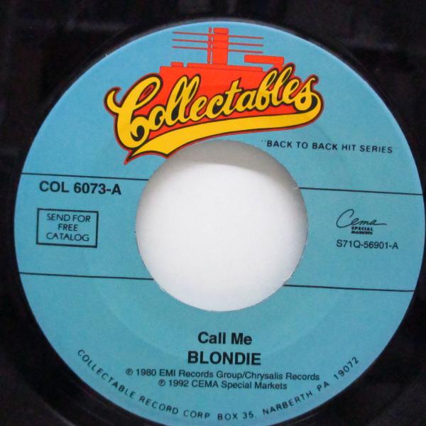 BLONDIE-Call Me / Rapture (US &apos;93年再発「ジュークボックス用」7&quot;)