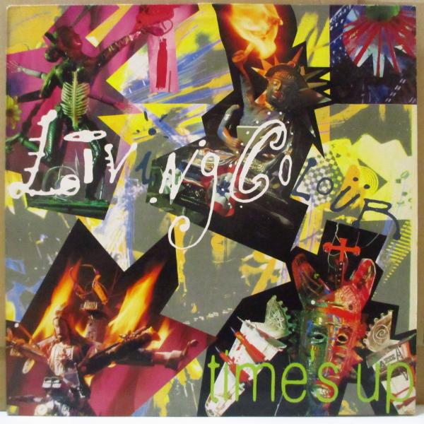 LIVING COLOUR(リヴィング・カラー)-Time&apos;s Up (EU オリジナル LP+ソフ...