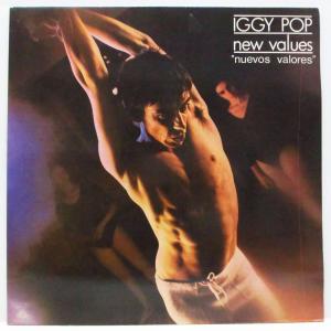 IGGY POP(イギー・ポップ)-New Values (Spain 80's再発「黒山ラベ」LP+見開ジャケ/I-2