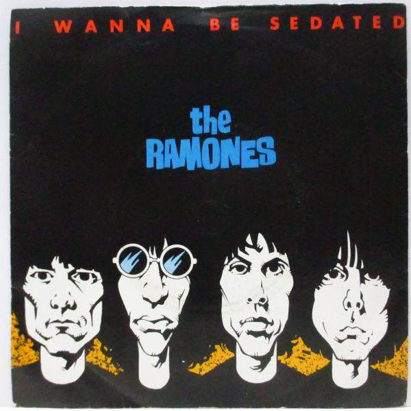 RAMONES(ラモーンズ)-I Wanna Be Sedated (UK オリジナル 7"/光沢ソ...