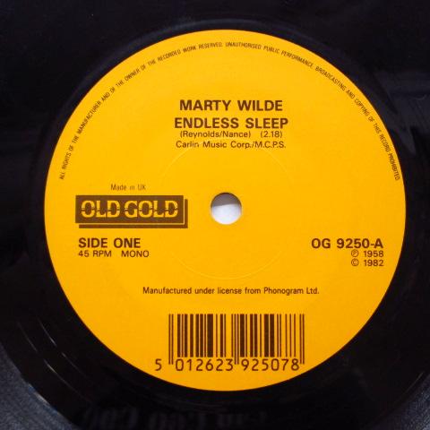 MARTY WILDE-Endless Sleep / Donna (UK 80&apos;s Re 7&quot;)