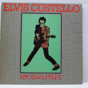 ELVIS COSTELLO(エルヴィス・コステロ)-My Aim Is True (UK 70's 再発LP+黒インナ｜tbr002