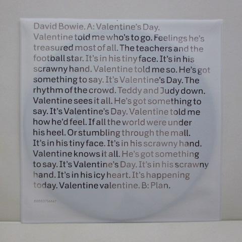 DAVID BOWIE-Valentine's Day (EU 2013 Limited Pictu...