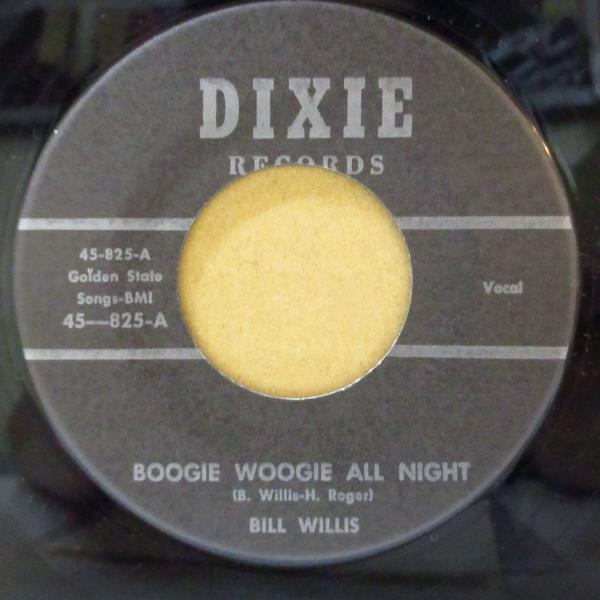 BILL WILLIS-Boogie Woogie All Night (US 80&apos;s Reiss...