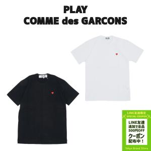 PLAY コムデギャルソン 半袖 Tシャツ COMME des GARCONS AZ-T304 MEN T-SHIRT WITH SMALL RED HEART レッドハート メンズ ブランド ワンポイント｜Tokyo Brand Store
