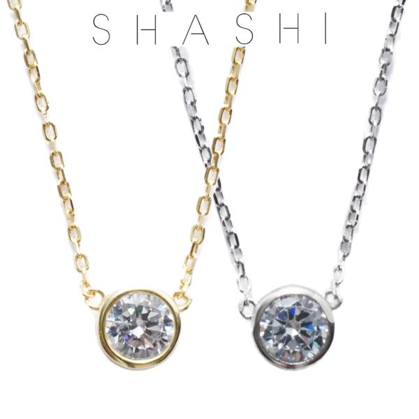 ネックレス SHASHI シャシ SH-N166 Solitaire Necklace ブランド レ...